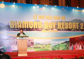 55 căn hộ nghỉ dưỡng Diamond Bay Condotel Resort được bán trong lễ mở bán tại Hà Nội