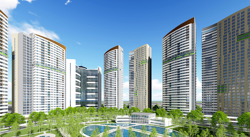 Khu phức hợp dịch vụ thương mại & căn hộ cao cấp diamond city