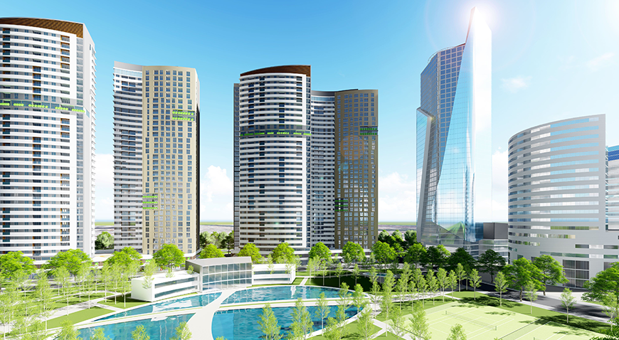 Khu phức hợp dịch vụ thương mại & căn hộ cao cấp diamond city